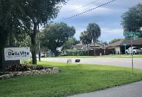 Della Vita Apartment entrance at Cypress Gardens Road
